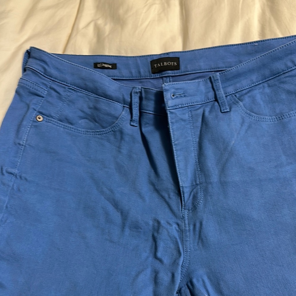 Talbots Blue jeggings size 12